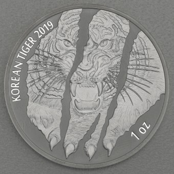 Silbermünze 1oz "Korean Tiger" 2019 (Südkorea)