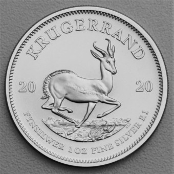 Silbermünze 1oz "Krügerrand" 2020 diff. (Südafrika)