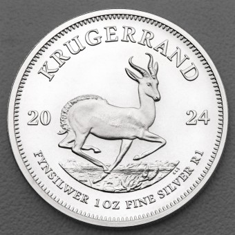 Silbermünze 1oz "Krügerrand" akt. Jahrgang diff. (Südafrika)