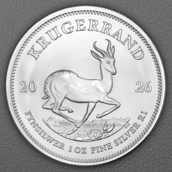 Silbermünze 1oz "Krügerrand" aktueller Jahrgang 19% (Südafrika)