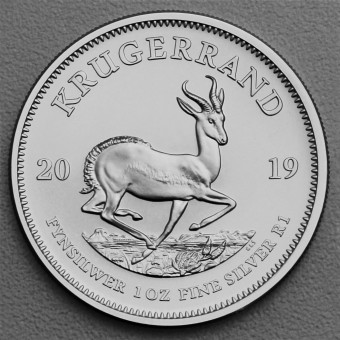 Silbermünze 1oz "Krügerrand" versch. Jahrgänge (Südafrika) diff.