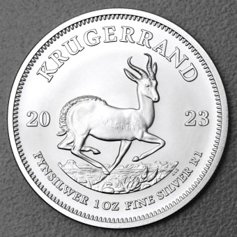 Silbermünze 1oz "Krügerrand" versch. Jahrgänge (Südafrika) 19%