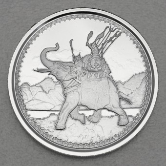 Silbermünze 1oz "Kriegselefant" 2022 (Gibraltar)