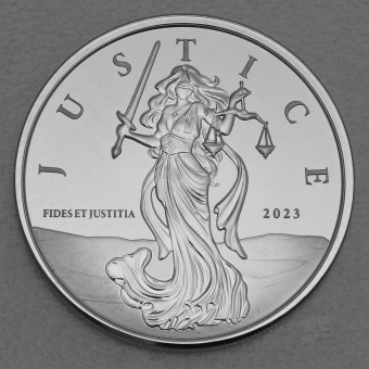 Silbermünze 1oz "Lady Justice" 2023 (Gibraltar)