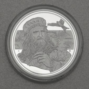 Silbermünze 1oz "Leonardo da Vinci" 2021 (PP) Icons of Inspiration (Niue)