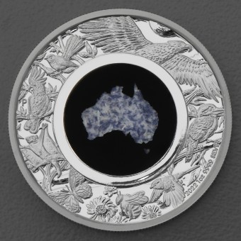 Silbermünze 1oz "Blue Lepidolite" 2022 (PP) Great Southern Land (Australien)