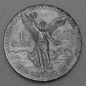 Silbermünze 1oz "Libertad" 1982 (Mexiko)