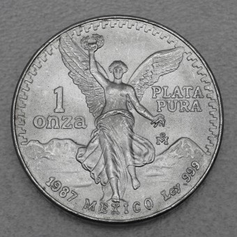 Silbermünze 1oz "Libertad" 1987 (Mexiko)