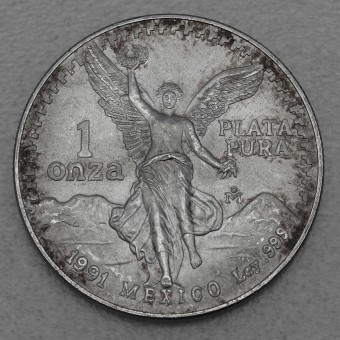 Silbermünze 1oz "Libertad" 1991 (Mexiko)