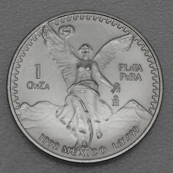 Silbermünze 1oz "Libertad" 1992 (Mexiko)