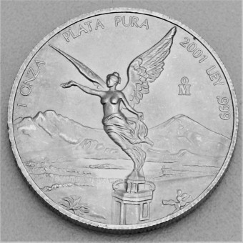 Silbermünze 1oz "Libertad" 2001 (Mexiko)