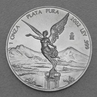 Silbermünze 1oz "Libertad" 2002 (Mexiko)