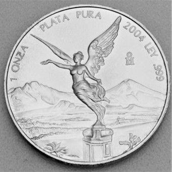 Silbermünze 1oz "Libertad" 2004 (Mexiko)