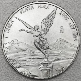 Silbermünze 1oz "Libertad" 2007 (Mexiko)