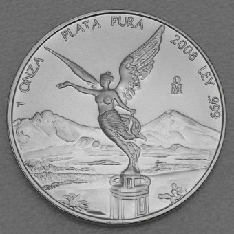 Silbermünze 1oz "Libertad" 2008 (Mexiko)