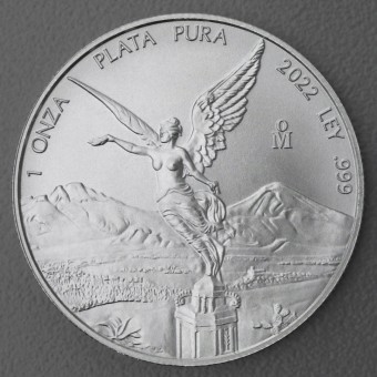 Silbermünze 1oz "Libertad" 2022 (Mexiko)