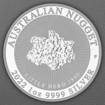 Silbermünze 1oz "Little Hero" 2022 Australian Nugget 19% (Australien)
