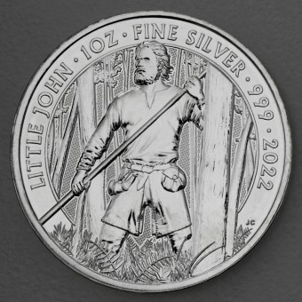 Silbermünze 1oz "Little John" 2022 Myths and Legends (Großbritannien)