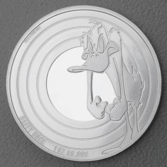 Silbermünze 1oz "Looney Tunes Daffy Duck 2022"diff Samoa