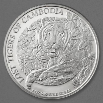 Silbermünze 1oz "Lost Tigers of Cambodia 2023" 