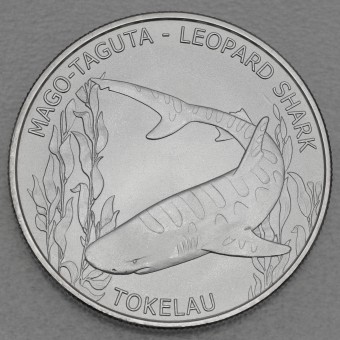 Silbermünze 1oz "Mago Taguta – Leopard Shark" 2018 Territory of Tokelau (Tokelau)