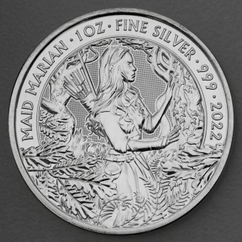 Silbermünze 1oz "Maid Marian" 2022 Myths and Legends (Großbritannien)