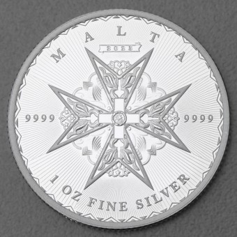 Silbermünze 1oz "Malteser Kreuz" 2023 (Malta)