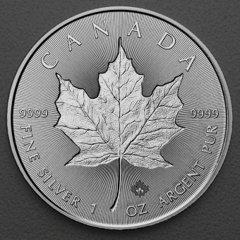 Silbermünze 1oz "Maple Leaf Incuse" 2018 (Kanada)