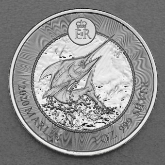 Silbermünze 1oz "Marlin 2020" (Cayman Island) 