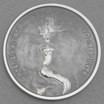 Silbermünze 1oz "Mermaid Rising" 2018 (Fidschi)