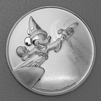 Silbermünze 1oz "Mickey Mouse Fantasia" 2019 Disney (Niue)