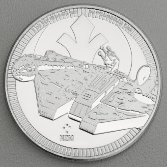 Silbermünze 1oz "Millennium Falcon" 2021 Star Wars™ (Niue)