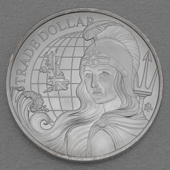 Silbermünze 1oz "British Trade Dollar" 2022 Modern Trade Dollar (St. Helena)