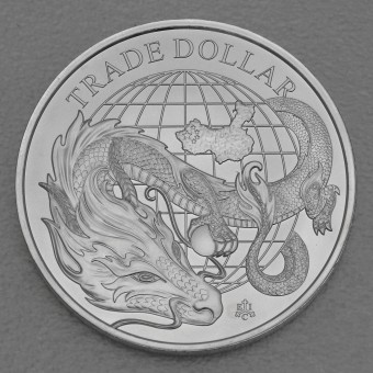 Silbermünze 1oz "Chinese Trade Dollar" 2021 Modern Trade Dollar (St. Helena)