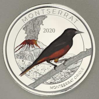 Silbermünze 1oz "Montserrat 2020" coloriert Eastern Caribbean 8