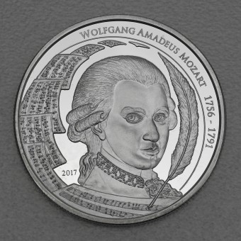 Silbermünze 1oz "Wolfgang Amadeus Mozart" 2017 (PP) (Palau)
