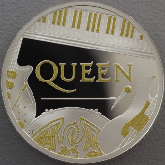 Silbermünze 1oz "Queen UK" 2020 (PP/koloriert) Music Legends (Großbritannien)
