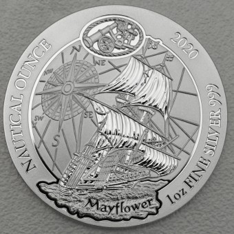 Silbermünze 1oz "Nautical Ounce 2020-Mayflower" 