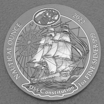 Silbermünze 1oz "Constitution" 2022 Nautical Ounce (Ruanda)