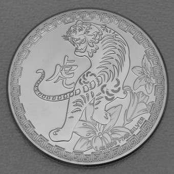 Silbermünze 1oz "Lunar Tiger" 2022 (Niue)