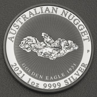 Silbermünze 1oz "Nugget-Golden Eagle" 2021 