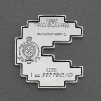 Silbermünze 1oz "Pac-Man 2021" (shaped) 