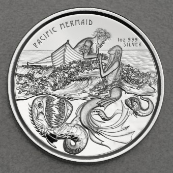 Silbermünze 1oz "Pacific Mermaid 2021" (Samoa) 