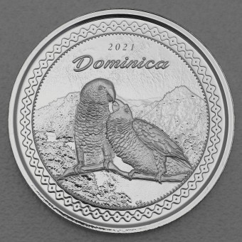 Silbermünze 1oz "Parrots" 2021 Eastern Caribbean 8 (Dominica)