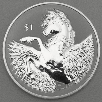 Silbermünze 1oz "Pegasus" 2021 (Britische Jungferninseln)