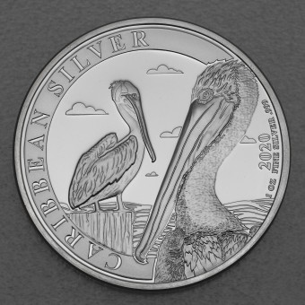 Silbermünze 1oz "Pelican 2020" (Barbados) 