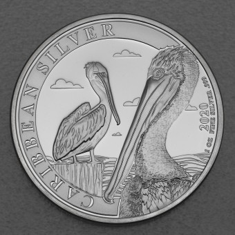 Silbermünze 1oz "Pelican 2020" (Barbados) 