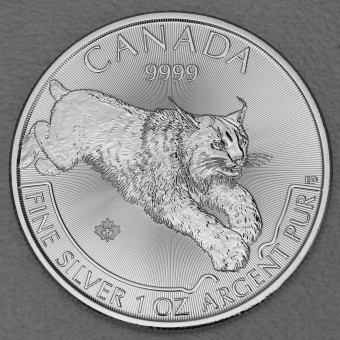Silbermünze 1oz "Luchs" 2017 Predator (Kanada)