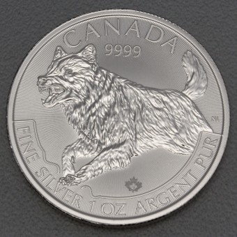 Silbermünze 1oz "Wolf" 2018 Predator (Kanada)