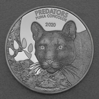 Silbermünze 1oz "Puma" 2020 Predators (Kongo)